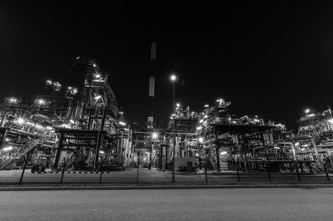 fot. Marta Reszka © 2013. Gdansk oil refinery - rafineria w Gdańsku